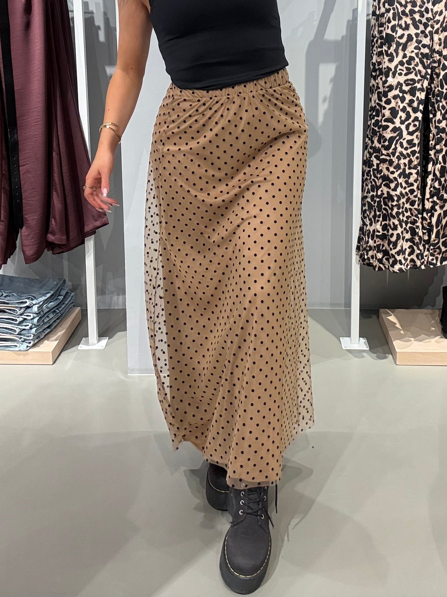 VIELSA Long Skirt - Toasted Coconut
